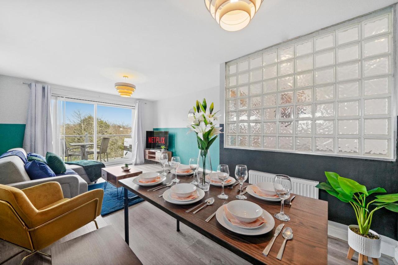 The Stylish Warwick Abode - Balcony - Garden Villa Leek Wootton Esterno foto